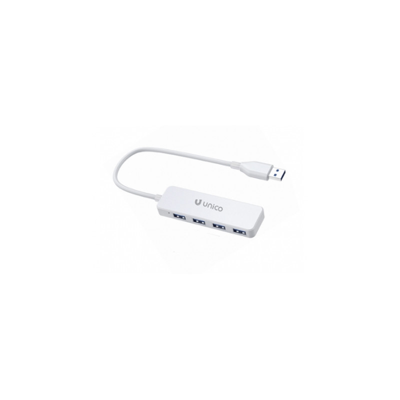 ADAPTADOR UNICO USB-A A 4 USB-A WHITE