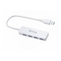 ADAPTADOR UNICO USB-A A 4 USB-A WHITE