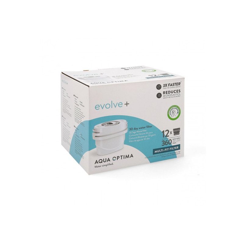AQUA OPTIMA SCATOLA DA 12 FILTRI EVOLVE + STEPS214/217