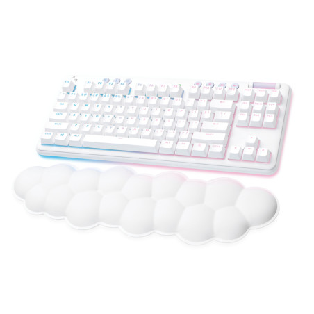 Logitech G 920-010685 tastiera Gaming RF senza fili + Bluetooth QWERTY Spagnolo Bianco