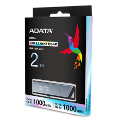 ADATA AELI-UE800-2T-CSG unità flash USB 2 TB USB tipo-C 3.2 Gen 2 (3.1 Gen 2) Argento