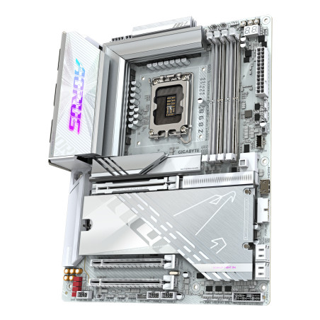GIGABYTE Z890 AORUS PRO ICE Scheda Madre - Supporta CPU Intel Core Ultra (Serie 2), VRM a 16+1+2 fasi, fino a 9500MHz DDR5