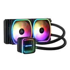 Enermax ELC-AQFA240-SQA sistema di raffreddamento per computer Processore Kit di raffreddamento a liquido 12 cm Nero 1 pz