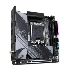 GIGABYTE B760I AORUS PRO Scheda madre - Supporta CPU Intel Core di 14a generazione, VRM digitale a 8+1+1 fasi, fino a 8000MHz