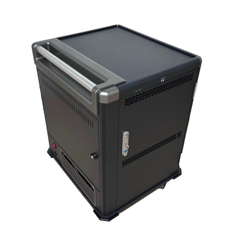 Ewent EW1703 portable device management cart& cabinet Carrello per la gestione dei dispositivi portatili Nero, Grigio