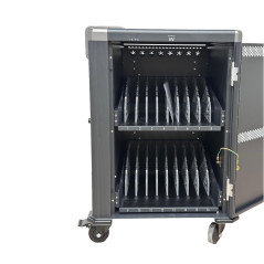 Ewent EW1703 portable device management cart& cabinet Carrello per la gestione dei dispositivi portatili Nero, Grigio