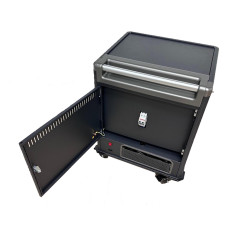 Ewent EW1703 portable device management cart& cabinet Carrello per la gestione dei dispositivi portatili Nero, Grigio
