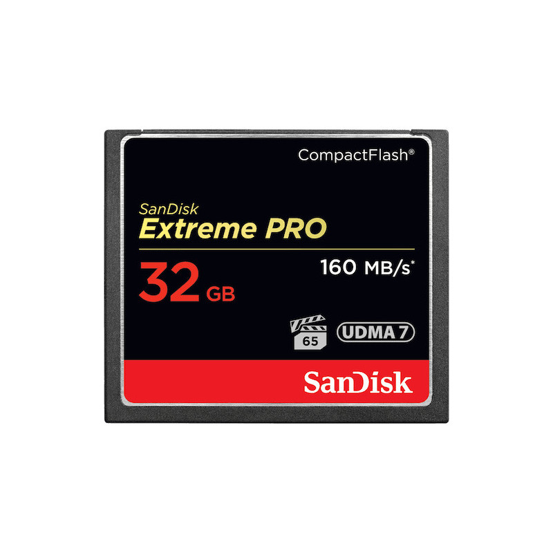 SanDisk 32GB Extreme Pro CF 160MB/s CompactFlash