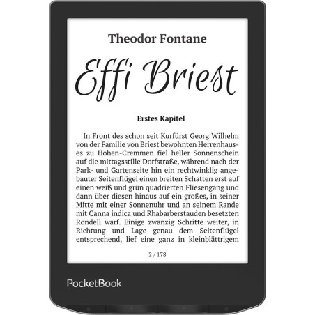 PocketBook Verse lettore e-book 8 GB Wi-Fi Nero, Argento
