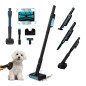 Cecotec 08399 scopa elettrica Aspirapolvere a bastone 2 in 1 Batteria Secco Senza sacchetto 210 W Nero 2,5 Ah