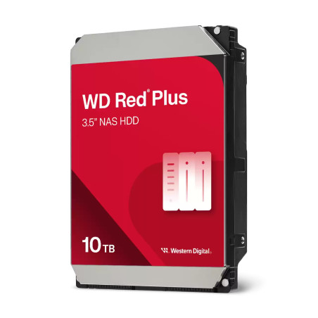 Western Digital Red Plus WD100EFGX disco rigido interno 10 TB 7200 Giri min 256 MB 3.5" Serial ATA III