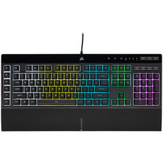 Corsair K55 RGB PRO tastiera Gaming USB QWERTY Spagnolo Nero