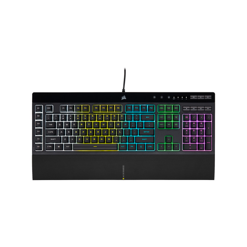 Corsair K55 RGB PRO tastiera Gaming USB QWERTY Spagnolo Nero Corsair K55 RGB PRO tastiera Gaming USB QWERTY Spagnolo Nero