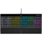 Corsair K55 RGB PRO tastiera Gaming USB QWERTY Spagnolo Nero Corsair K55 RGB PRO tastiera Gaming USB QWERTY Spagnolo Nero