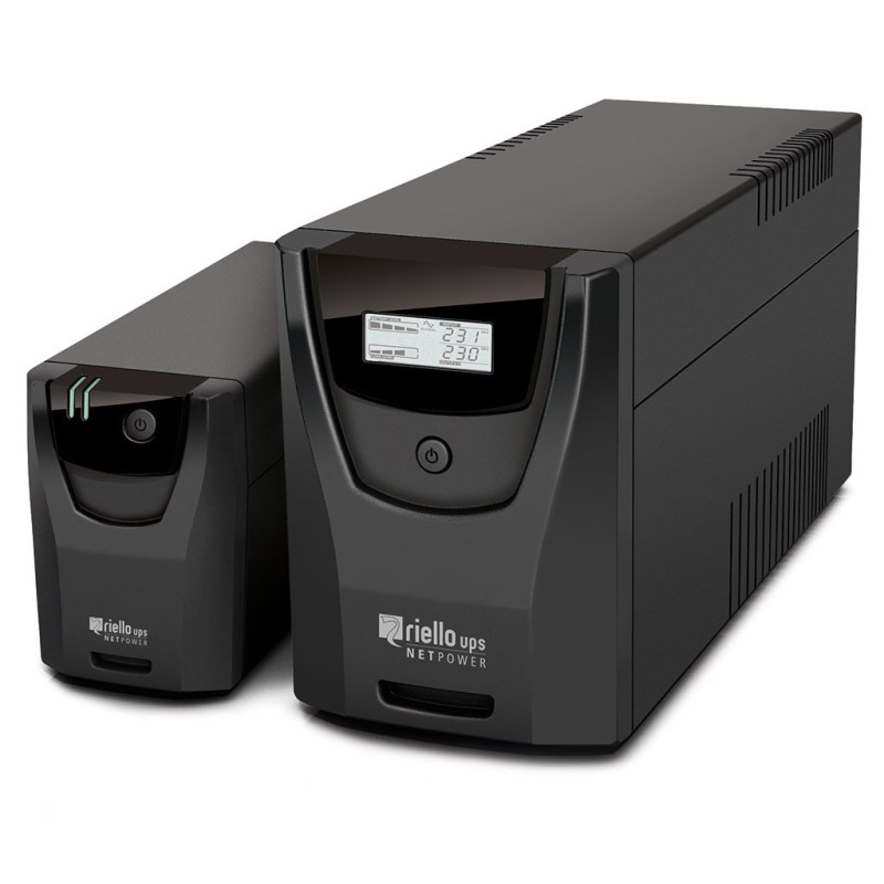 Riello Net Power gruppo di continuità (UPS) A linea interattiva 0,6 kVA 360 W 4 presa(e) AC Riello Net Power gruppo di continuità (UPS) A linea interattiva 0,6 kVA 360 W 4 presa(e) AC