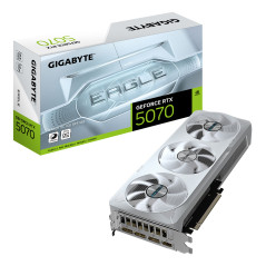 GIGABYTE GeForce RTX 5070 EAGLE OC ICE SFF 12G Scheda Grafica - 12GB GDDR7, 192 bit, PCI-E 5.0, 2587 MHz Core Clock, 3 x DP