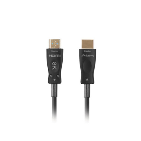 Lanberg CA-HDMI-30FB-0100-BK cavo HDMI 10 m HDMI tipo A (Standard) Nero