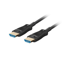 Lanberg CA-HDMI-30FB-0100-BK cavo HDMI 10 m HDMI tipo A (Standard) Nero