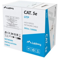 Lanberg LCU5-15CC-0305-S cavo di rete Grigio 305 m Cat.5 Cat.5e U UTP (UTP)