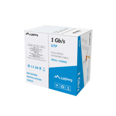 Lanberg LCU6-10CC-0305-O cavo di rete Arancione 305 m U UTP (UTP)