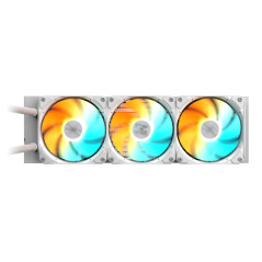 GIGABYTE GAMING 360 ICE Raffreddamento Liquido per CPU - 3x120 mm Ventole ARGB, Meccanismo di bloccaggio a scorrimento,