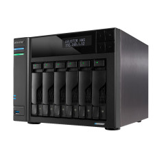 Asustor LOCKERSTOR 6 NAS Desktop Intel® Celeron® N5105 8 GB DDR4 HDD ADM Nero