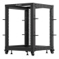 Lanberg OR01-6115-B rack 15U Rack indipendenti Nero