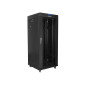 Lanberg free standing rack 19inch cabinet 27U 600x600 glass door LCD flat pack black Rack indipendenti Lanberg free standing rack 19inch cabinet 27U 600x600 glass door LCD flat pack black Rack indipendenti