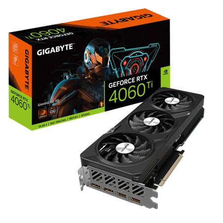 GIGABYTE GAMING GV-N406TGAMING OC-8G scheda video NVIDIA GeForce RTX 4060 Ti 8 GB GDDR6