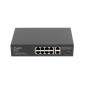 Lanberg RSFE-8P-2GE-120 switch di rete Non gestito Gigabit Ethernet (10/100/1000) Supporto Power over Ethernet (PoE) 1U Nero Lanberg RSFE-8P-2GE-120 switch di rete Non gestito Gigabit Ethernet (10/100/1000) Supporto Power over Ethernet (PoE) 1U Nero
