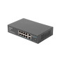 Lanberg RSFE-8P-2GE-120 switch di rete Non gestito Gigabit Ethernet (10/100/1000) Supporto Power over Ethernet (PoE) 1U Nero Lanberg RSFE-8P-2GE-120 switch di rete Non gestito Gigabit Ethernet (10/100/1000) Supporto Power over Ethernet (PoE) 1U Nero
