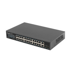 Lanberg RSGE-24P-2GE-2S-360 switch di rete Non gestito