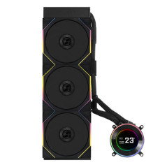 Lian Li GA II Hydroshift II LCD-C 360TL Case per computer Raffreddatore di liquidi tutto in uno 12 cm Nero 1 pz