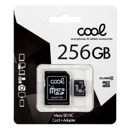 COOL Accesorios 8434847053974 memoria flash 256 GB MicroSD Classe 10