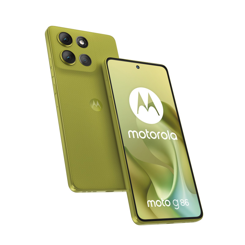 Motorola moto g86 5G 16,9 cm (6.67") Doppia SIM Android 15 USB tipo-C 8 GB 256 GB 5200 mAh Verde Motorola moto g86 5G 16,9 cm (6.67") Doppia SIM Android 15 USB tipo-C 8 GB 256 GB 5200 mAh Verde