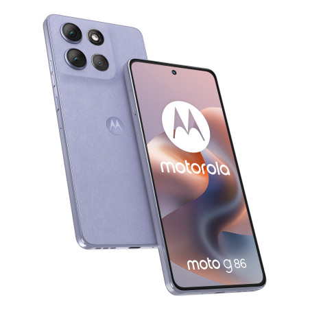 Motorola moto g86 5G 16,9 cm (6.67") Doppia SIM Android 15 USB tipo-C 8 GB 256 GB 5200 mAh Lillà