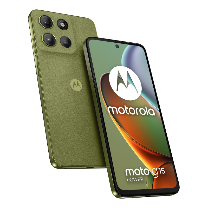 Motorola moto g15 power 17,1 cm (6.72") Doppia SIM Android 15 4G USB tipo-C 8 GB 512 GB 6000 mAh Verde Motorola moto g15 power 17,1 cm (6.72") Doppia SIM Android 15 4G USB tipo-C 8 GB 512 GB 6000 mAh Verde