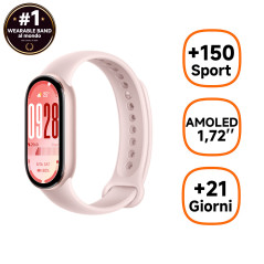 Xiaomi Smart Band 10 Rose AMOLED Braccialetto per rilevamento di attività 4,37 cm (1.72") Rosa