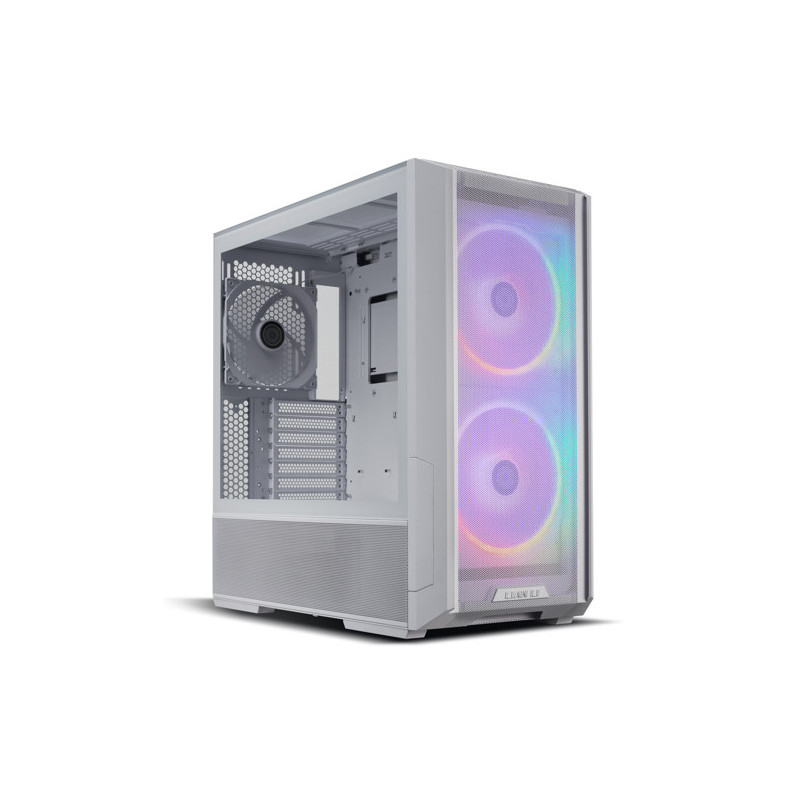 Lian Li LANCOOL 216RW Midi Tower Trasparente, Bianco