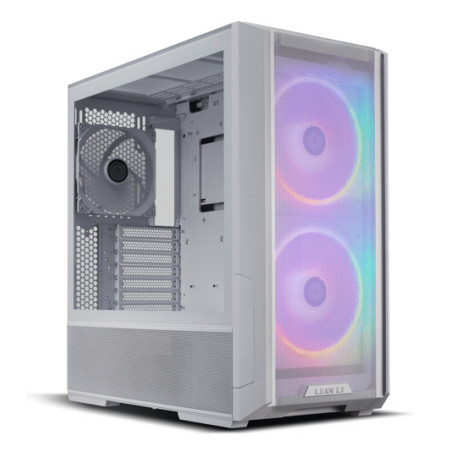 Lian Li LANCOOL 216RW Midi Tower Trasparente, Bianco
