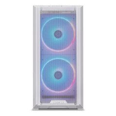 Lian Li LANCOOL 216RW Midi Tower Trasparente, Bianco