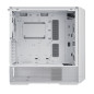 Lian Li LANCOOL 216RW Midi Tower Trasparente, Bianco