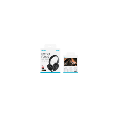 AURICULARESMICRO UNICO CON CABLE CON DIADEMA NEGRO