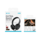 AURICULARESMICRO UNICO CON CABLE CON DIADEMA NEGRO