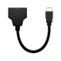 ADAPTADOR SAVIO AK-80 USB-A 3.1 USB-C 3.1 BLACK NEGRO/5 GBP