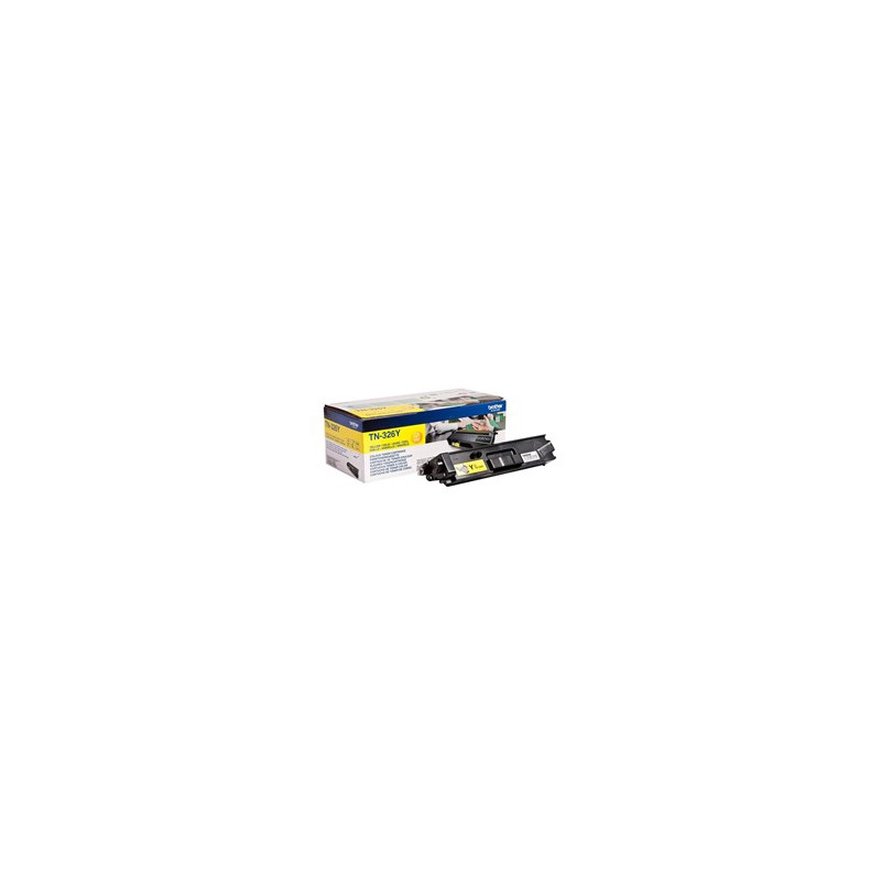 Brother TN-326Y cartuccia toner 1 pz Originale Giallo Brother TN-326Y cartuccia toner 1 pz Originale Giallo