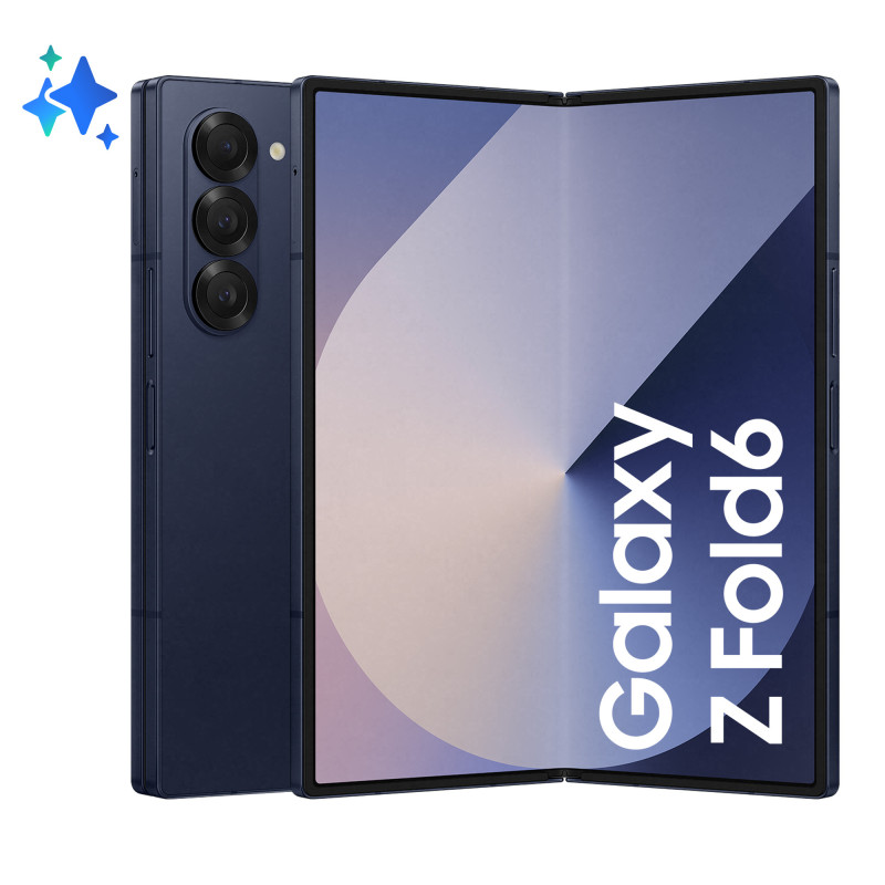 Samsung Galaxy Z Fold6 Smartphone AI, 256GB, RAM 12GB, Display 6,3"/7,6" Dynamic AMOLED 2X, Navy Samsung Galaxy Z Fold6 Smartphone AI, 256GB, RAM 12GB, Display 6,3"/7,6" Dynamic AMOLED 2X, Navy