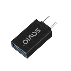 Savio AK-80 cavo e adattatore video 0 m USB tipo A USB tipo-C Nero