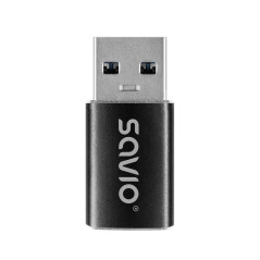 Savio AK-81 cavo e adattatore video 0 m USB tipo-C USB tipo A Nero