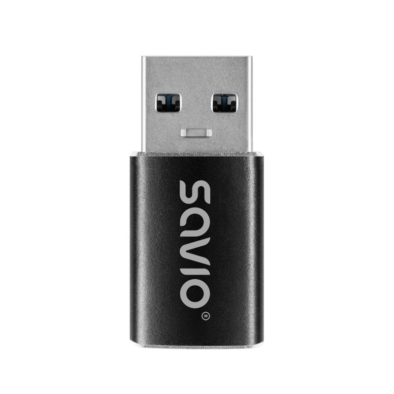 Savio AK-81 cavo e adattatore video 0 m USB tipo-C USB tipo A Nero Savio AK-81 cavo e adattatore video 0 m USB tipo-C USB tipo A Nero